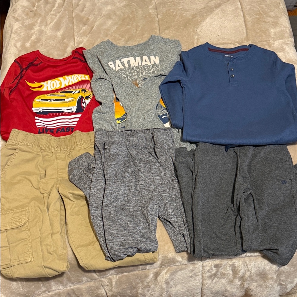 Kids Clothing Bundle with Graphic Tees and Pants